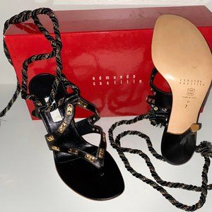 Edmundo Castillo Leather Sandal - Size 7B - NWT